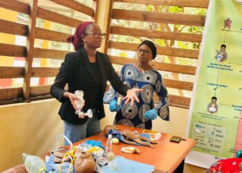 Santé infantile : les premières heures de naissance et risque de décès. En Guinée, l’AGUIPED arme des soignants.
